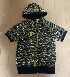 迷彩　チャンピオン Champion　ジャンパー　半袖