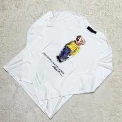 Polo Bear by Ralph Lauren【S】長袖 Tシャツ ホワイト
