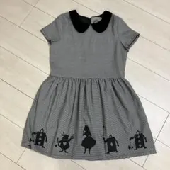 ricori ギンガムチェック 半袖ワンピース F