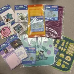 モンスターズインク 이치방쿠지 ステッカー タオル メモ 묶음 판매 バラ売り可
