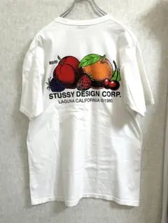【両面プリント】古着 ステューシー stussy 半袖 Tシャツ フルーツ果物