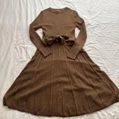 BEAMS HEART ニットワンピース