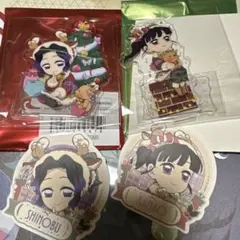 鬼滅の刃 クリスマス アクリルスタンド ステッカー 胡蝶しのぶ 栗花落カナヲ