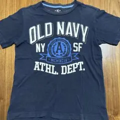 OLD NAVY ロゴプリント Tシャツ ネイビー Mサイズのサムネイル