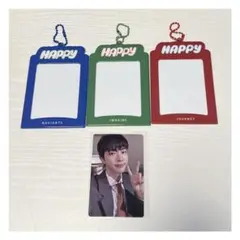 BTS ジンJIN HAPPY weverse 特典トレカケース3種＋トレカ1枚