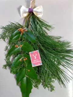 【本日終了】クリスマス&お正月スワッグ　8