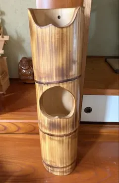 竹製花器 筒型 デコレーション用