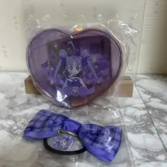 キミとアイドルプリキュア ハート型クリアポーチ キュアキュンキュン・ヘアゴム