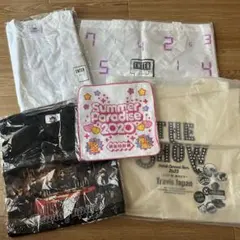 Travis Japan Tシャツ ロンT ツアバ トートバッグ タオル 銀テ付