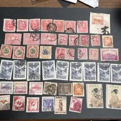 『古い価値のありそうな切手』日本 使用済切手 約50枚