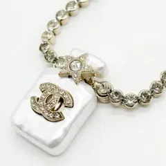 CHANEL シャネル ココマーク パフュームボトル ネックレス ラインストーン