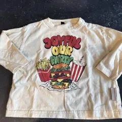 マーキーズ　ハンバーガー柄　ロンT95