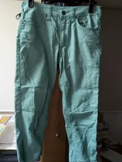 ミントグリーン カジュアルパンツ M