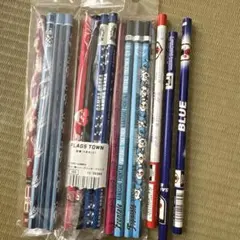 サッカーJリーグ鉛筆セット　ヴィッセル神戸ジュビロ磐田浦和レッズガンバ大阪代表