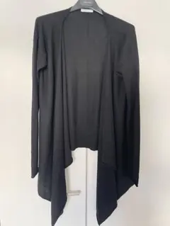 MaxMara マレーラ☆ [美品]カーディガン ミドル丈 長袖ブラック 羊毛S