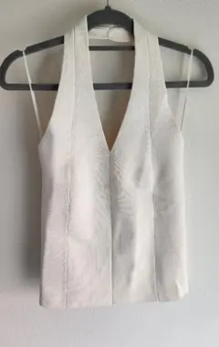 ZARA ホルターネック ノースリーブ トップス Mのサムネイル