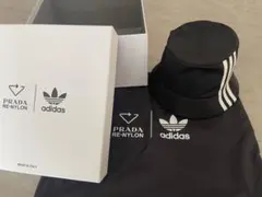 PRADA adidas コラボ ハット プラダ アディダス Prada X ADIDAS Re-Nylon Bucket Hat Black 1431310 – FASHIONPHILE