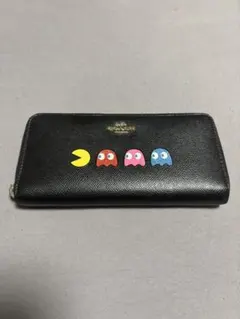 COACH コーチ F73397 パックマンコラボ 長財布 ブラックマルチ - メルカリ