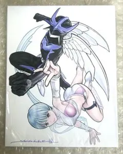 完全受注生産品！ 桂正和 ウイングマン A4キャラファイングラフ 桂