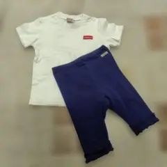 miki HOUSE Tシャツ・レギンス【90】普段着 訳あり 半袖 半ズボン