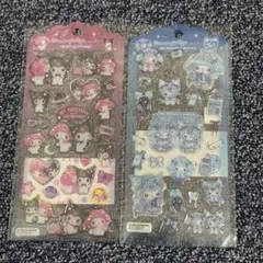 新品 サンリオ マイメロ クロミ ドロップジュエリー シール