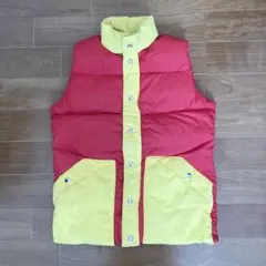 70s〜80s ビンテージ ダウンベスト 2トーン 古着 アウトドア