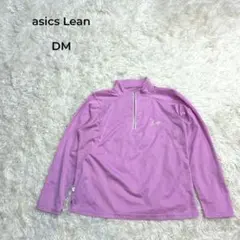 asics アシックス Lean ハーフジップ 長袖トップス M 핑크