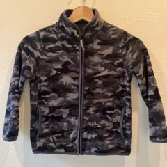恐竜迷彩柄 フリースジャケット サイズ120