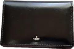 Vivienne Westwood ブラックレザー名刺入れ