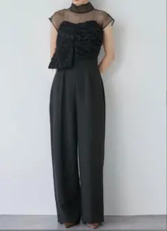 未使用タグ付き LAGUNAMOON LADYカットジャガードベアパンツドレス LADYカットジャガードベアパンツドレス｜ラグナムーン