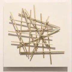 【385】北欧風　ホテル　テクスチャーアート　現代アート　インテリア