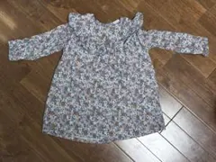 花柄フリルワンピース
