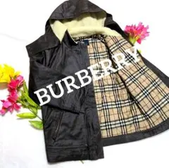 bq24 BURBERRY LONDON レザージャケット 焦げ茶色