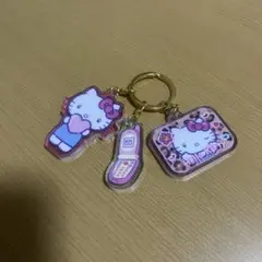 サンリオハローキティ 3連アクリルキーホルダー胸キュンメモリーズ