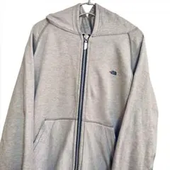 THE NORTH FACEノースフェイス 紫タグ グレー フルジップパーカーS