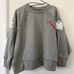 新品未使用MARKEY'S 狼刺繍スタジャン風トレーナーサイズ120 マーキーズ