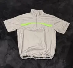 00s NIKEGOLF ナイロンハーフジッププルオーバー 半袖 ドローコード付