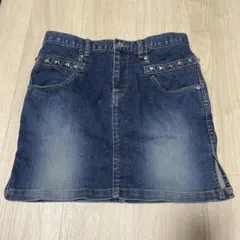 ヒステリックス　スタッズ付デニムミニスカート☆M☆美品☆レアのサムネイル