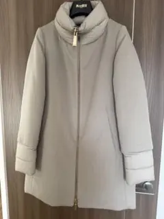 Moorer グレーベージュ ダウンジャケット ロングコート カシミア　美品