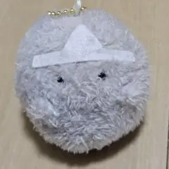 それいけ！ひとだまちゃん ふわふわおばけ グレー ぬいぐるみマスコット