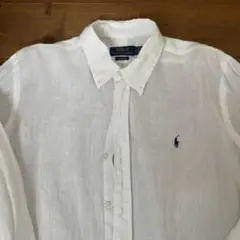 ポロラルフローレン超美品リネンシャツ