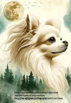 パネル生地 犬 チワワ