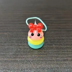 【新品】３段ほっぺちゃん ストラップ 平成レトロ サン宝石