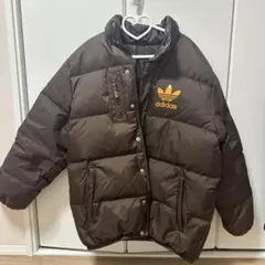 adidas ブラウン ダウンジャケット M（フード無し）
