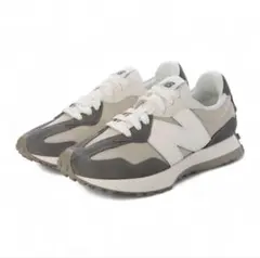 【美品】New Balance スニーカー U327D グレー　23.5センチ