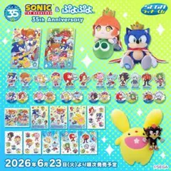 セガ ラッキーくじ ソニック＆ぷよぷよ35th Anniversary 1ロット