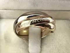 Cartier トリニティリング Au750 セラミック 61 9.7 - メルカリ