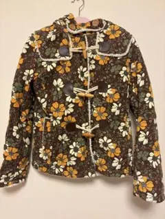 BLUE MOON BLUE ロデオクラウンズ 花柄 ボアジャケット ダッフル