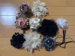 フラワーコサージュ 9点