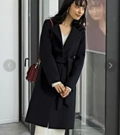 ユナイテッドアローズ　グリーンレーベル　CS ラップ シャギー コート　34